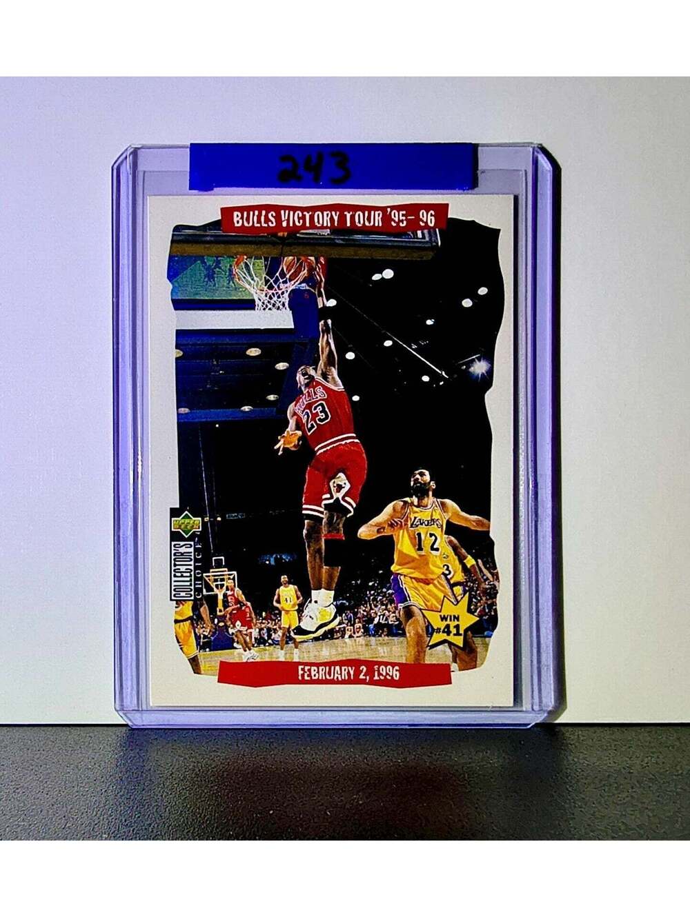 Michael Jordan 1996-97 Upper Deck Collector's Choice #25 Basketball Card Bulls